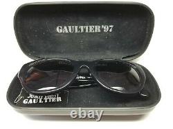 Jean Paul Gaultier'97 Silver Fork Temple Uv Sunglasses 56-3271 Ultra Rare Case