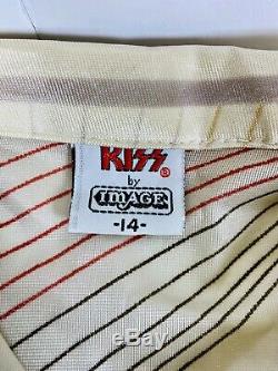 Kiss Aucoin 1978 Vintage Image Disco Shirt Ultra Rare JC Penney kids size 14