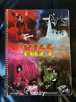 Kiss Ultra Rare Fantasy Notebook Aucoin 1979 All Pages Intact vintage