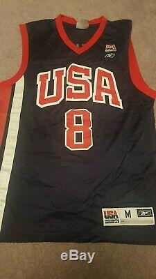 Kobe bryant USA team olympics Jersey Basketball men's medium ultra rare vintage