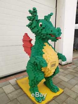 LEGO DUPLO ORIGINAL VINTAGE STORE FIGURE Dragon 1,30 Meter XXL ULTRA RARE