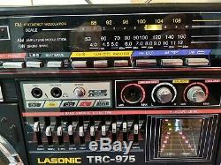 Lasonic TRC-975 Jumbo Boombox Ultra Rare Vintage Ghetto Blaster 1988