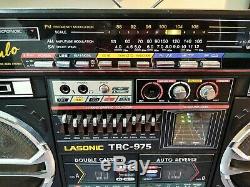 Lasonic TRC-975 Jumbo Boombox Ultra Rare Vintage Ghetto Blaster 1988