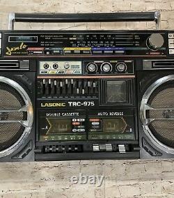 Lasonic TRC-975 Jumbo Boombox Ultra Rare Vintage Ghetto Blaster Hip Hop
