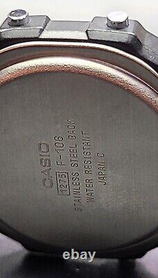Limited Vintage Casio 1995 ULTRA RARE USA July 4th Watch F-106 W 1B module 1275