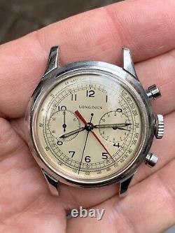 Longines 13ZN-12 Ultra Rare Chronograph Sommatore Centrale Vintage Watch