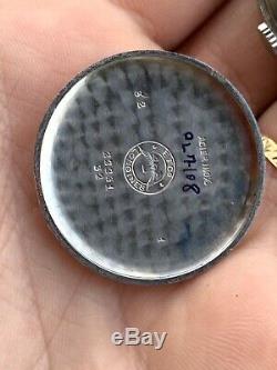 Longines Coin 35mm ULTRA RARE Calatrava Dial Totally Genuine EFCO Steel Vintage