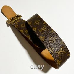 Louis Vuitton Ultra Rare Vintage Monogram Belt with Saks Fifth Avenue, Sz. 34, $299