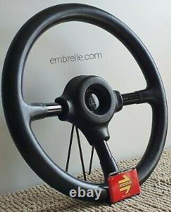 MOMO vintage Porsche design leather steering wheel 365mm ULTRA RARE 911 Carrera