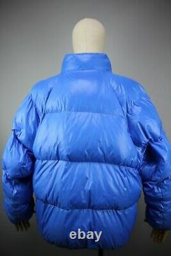 MONCLER Ultra Rare Grenoble France Mens Vintag Blue Over Down jacket Size XL