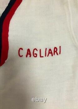 Maglia Cagliari Shirt Jersey Match Worn Issued Anni 60/70 Vintage Ultra Rare