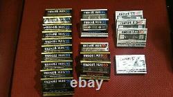 Maxell Ultra Rare Audio Cassette Vintage Lot + 2 Original Cases + 5 Used Tapes