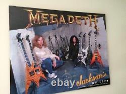 Megadeth Vintage Ultra Rare Block mount 1997