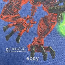 Mens Vintage LEGO Bionicle Piraka Hakann Ultra Rare T Shirt Adult Size M