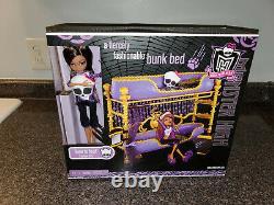 Monster High Dead Tired Clawdeen Wolf Bunk Bed Room to Howl Playset 2011 New