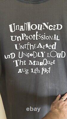 Motley Crue Ultra Rare Vintage Concert Tour T-shirt London Marquee 1991