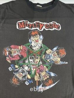 Motley Crue Ultra Rare Vintage Concert Tour T-shirt London Marquee 1991