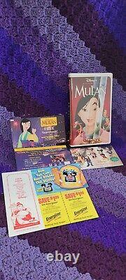 Mulan, VHS CLASSIC, 1999 ULTRA RARE VINTAGE DISNEY MASTERPIECE