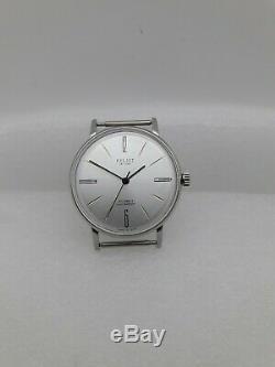 NOS POLJOT DE LUXE Exclusive Ultra Slim USSR Soviet Vintage wristwatch 2209. RARE