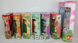 NWT Ultra Rare Strawberry Shortcake Berrykin Complete Collection 7 Dolls MISB