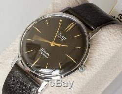 New Ultra Slim Ussr Made Poljot De Luxe Wrist Watch 2209 Movement Rare
