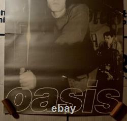 Oasis Ultra Rare Vintage 1990s Promotional Poster Epic Records Liam Gallagher