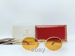 Occhiali Vintage Cartier Giverny Wood Ultra Rare Sunglasses Lunettes Brille