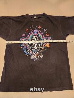 Oingo Boingo Vintage 1990 Dark at the End of the Tunnel tee-shirt ULTRA RARE L