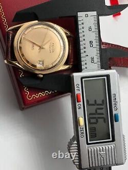 Old Vintage Jumbo Manual Winding Enicar Ultrasonic Men's Watch Ultra Rare