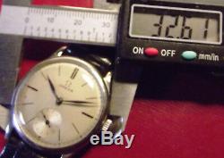 Omega Cal. 26.5 Sob T3 Ultra Rare Vintage 1935 All S. Steel Swiss Made
