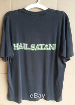 Original Vintage 1994 Marilyn Manson XL Shirt Hail Satan ULTRA RARE 1st version
