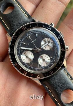 Orologio Watch Gallet Chronograoh Valjoux 7736 Ultra Rare VintAge Swiss Made