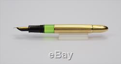 PELIKAN 520 NN Entirely Gold Plated Vintage Fountain Pen Germany 1955 ULTRA RARE