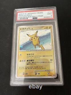 Pikachu 113/DP-P Quiz Rally Prize PSA 9 MINT Holo Rare Japanese Vintage