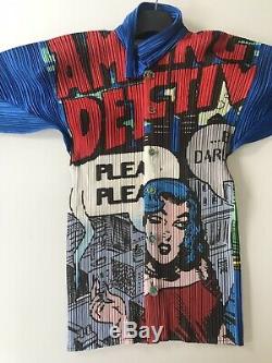 Pleats please issey miyake Shirt Ultra Rare Comic Vintage 4