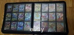 Pokemon Collection Binders 550+ Cards Ultra Rare Alt Art V GX Vintage 8 PSA Card