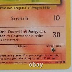 Pokemon Ultra Rare Vintage Charmander Card 50 HP Mint New Never Played 46/102