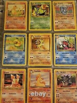 Pokemon Vintage Childhood Binder Lot Holos, Rares, Ultra Rares, WoTC Cards