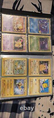 Pokemon binder collection lot Vintage, Ultra Rares, Fan Arts See Description