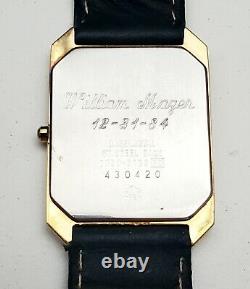 RARE Men Vintage 1984 Ultra Slim Watch LASSALE SEIKO 7750-5109. Midsize. Engraved