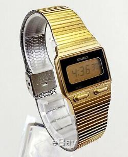 RARE, UNIQUE Men's Vintage 1980's DIGITAL Ultra Slim Watch SEIKO F231-4019