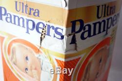 RARE VINTAGE 80'S ULTRA PAMPERS 4-10kg 9-22lbs 52X SUPER DIAPERS NEW SEALED NOS