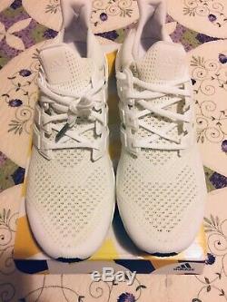RARE VINTAGE Adidas Ultra Boost 1.0 Triple White Kanye Yeezy sz 15 LIMITED