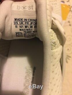 RARE VINTAGE Adidas Ultra Boost 1.0 Triple White Kanye Yeezy sz 15 LIMITED