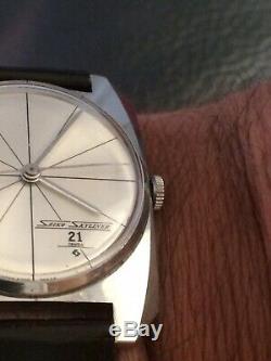 Rare Seiko Skyliner 6220-7990 Vintage Hand Wind Ultra Thin Watch