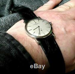 Rare Vacheron Constantin Ultra Slim 4667 vintage 1950s white gold mens watch