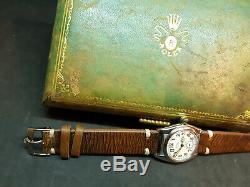 Rare Vintage 1940's Military Rolex Oyster Ultra Prima Enamel Dial Man's Watch