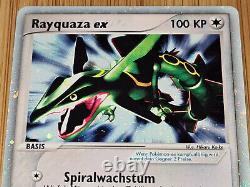 Rayquaza ex # 97/97 Ultra Rare Holo EX Dragon 2004 Pokemon Deutsch Mint Vintage