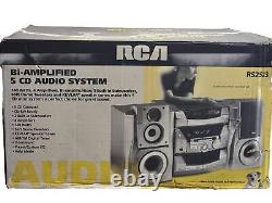 Rca Model Rs2523 Bi-amplified 5 CD Audio System New In Box Vintage Ultra Rare