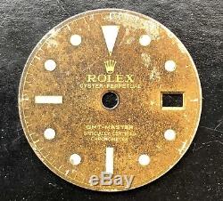 Rolex Gmt Master 1675 GILT OCC DIAL vintage Ultra Rare